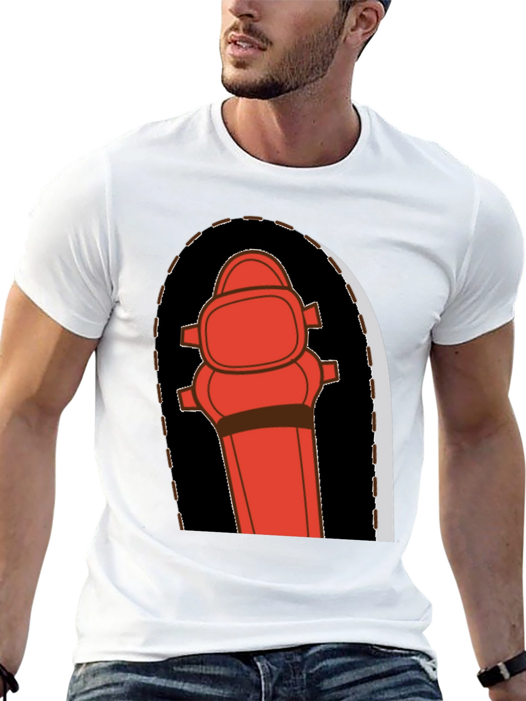 Fire Hydrant Graphic Tee - Bold Novelty Design