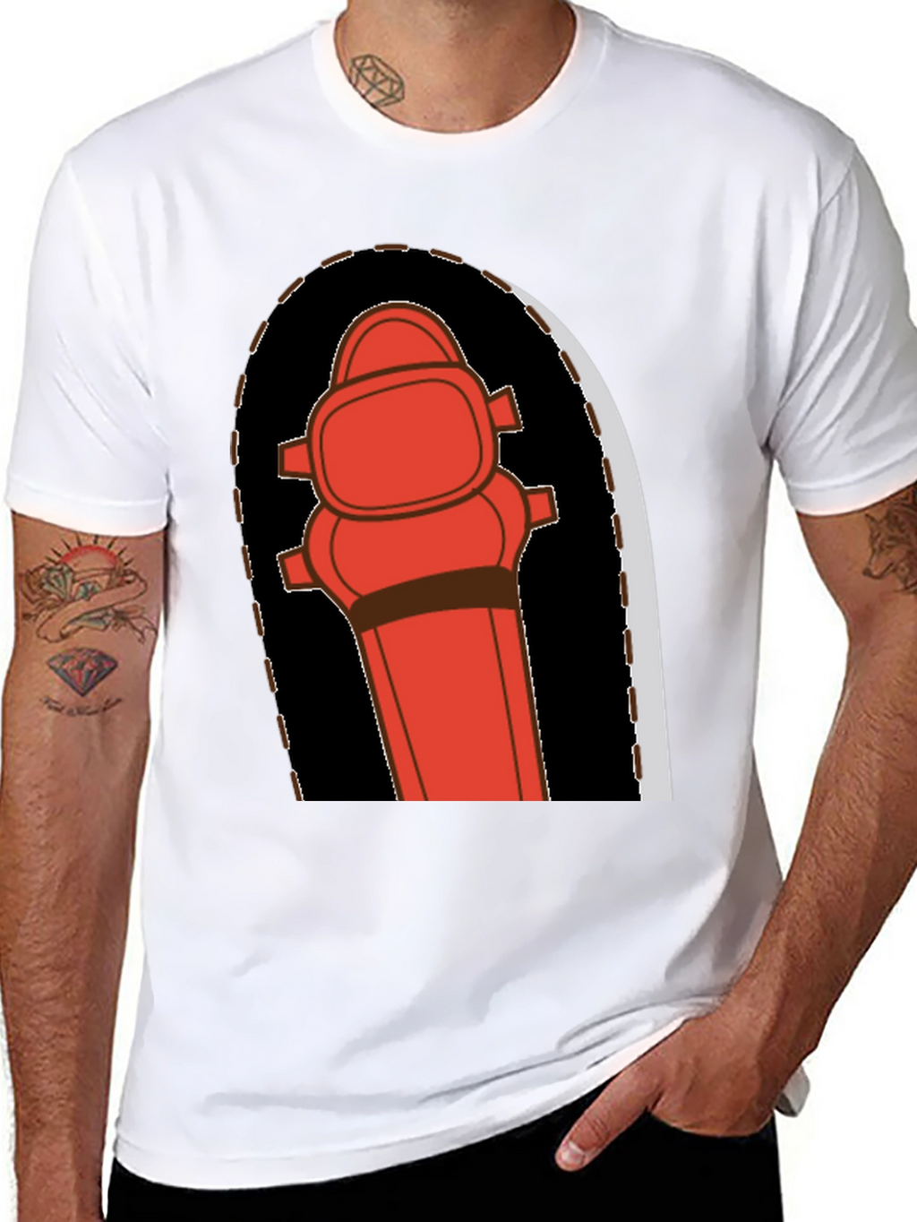Fire Hydrant Graphic Tee - Bold Novelty Design