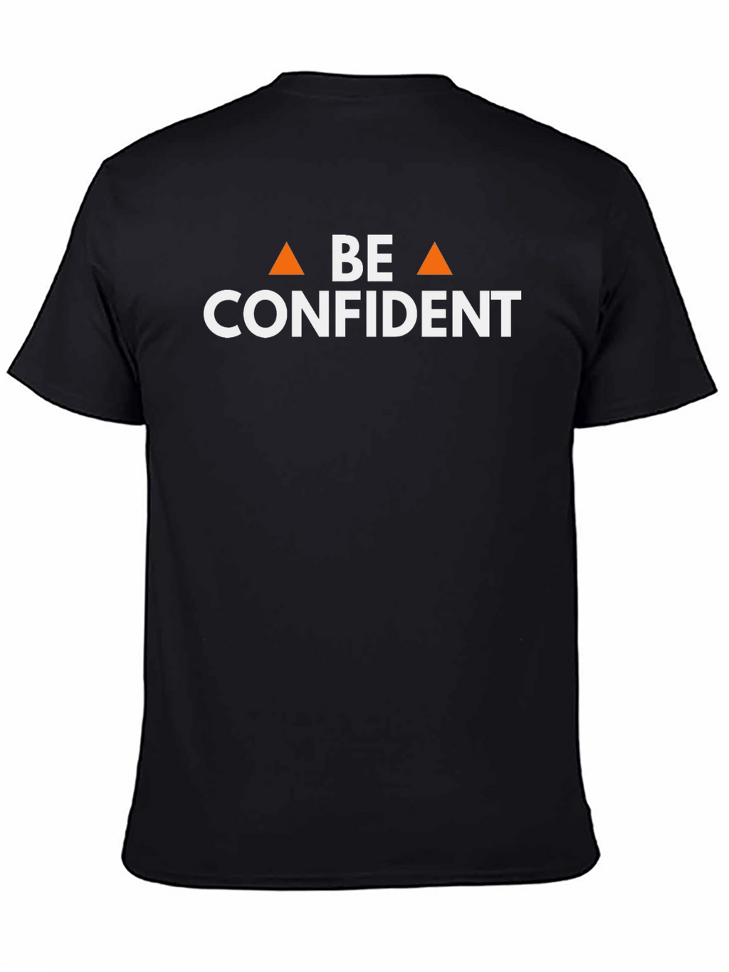 Be Confident Black Graphic Tee