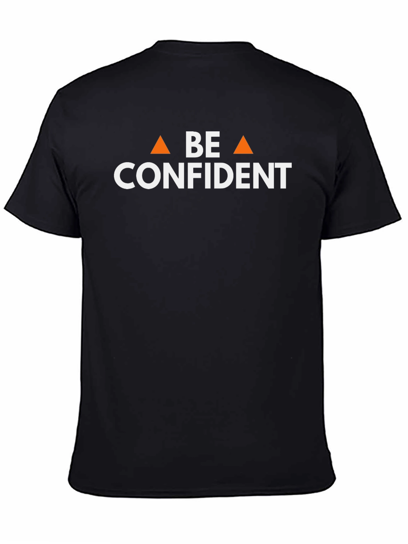 Be Confident Black Graphic Tee