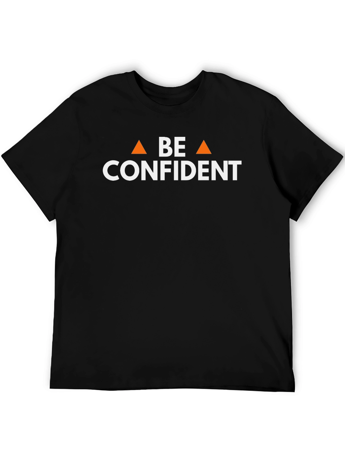 Be Confident Black Graphic Tee