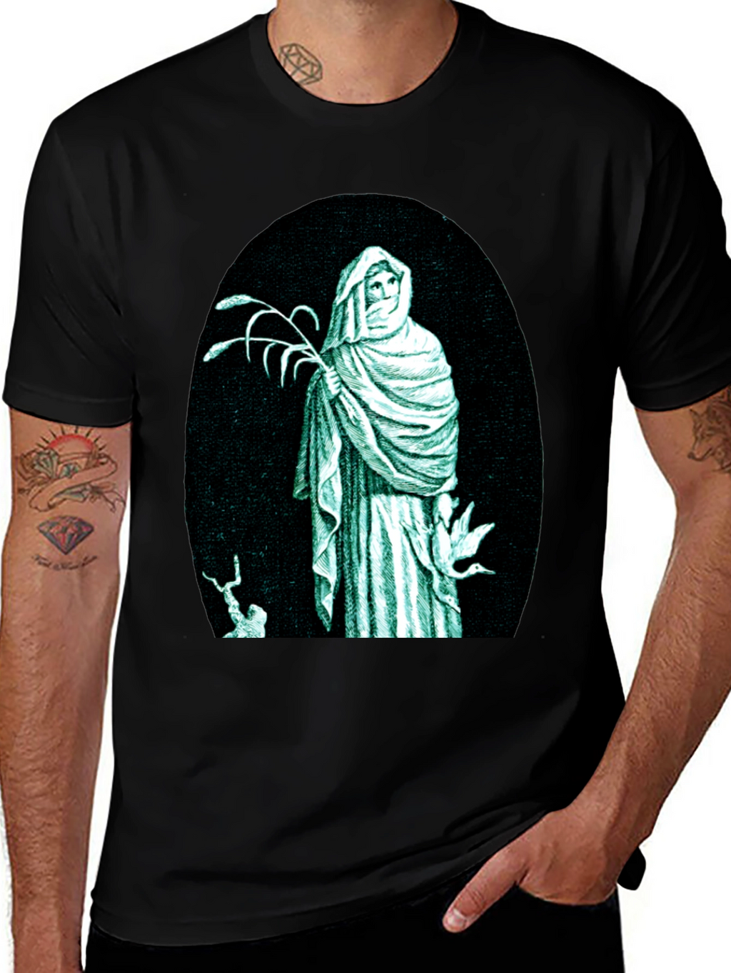 Mystic Figure Graphic T-Shirt