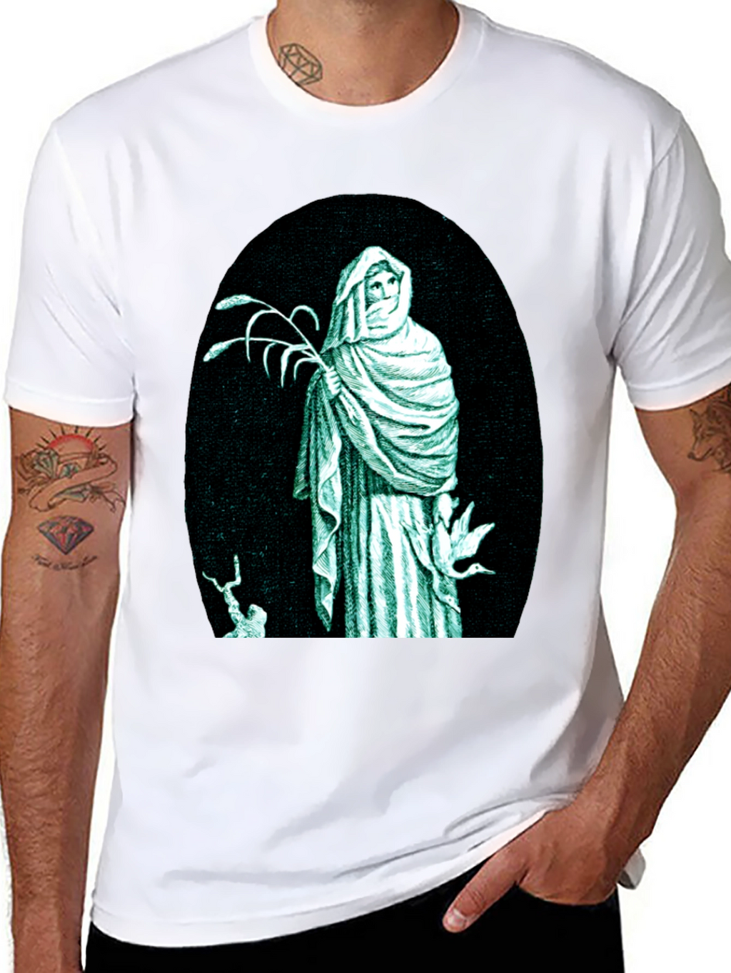 Mystic Figure Graphic T-Shirt