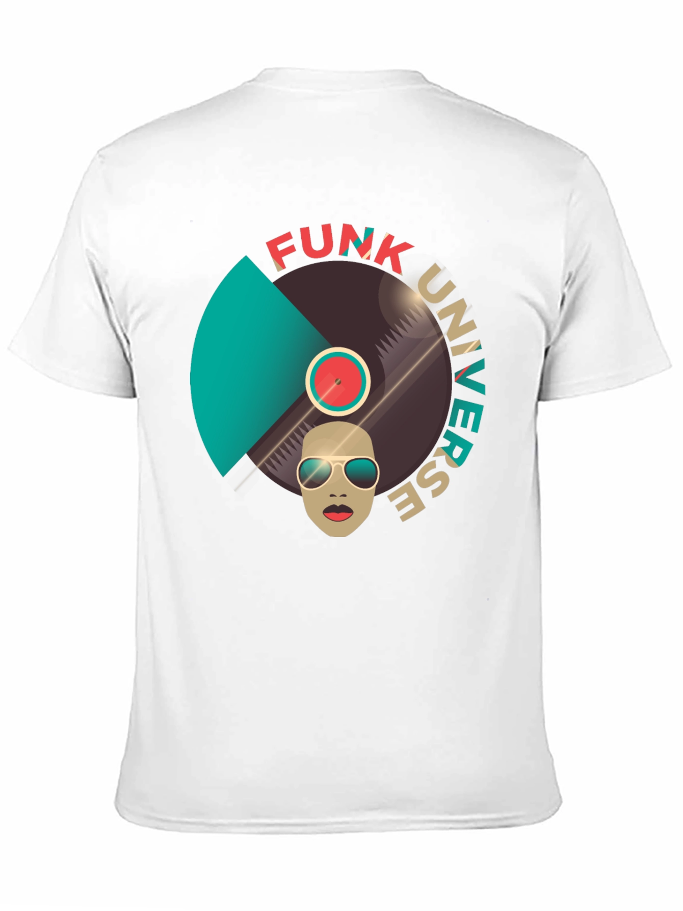 Funk Universe Graphic T-Shirt - Groovy Retro Design
