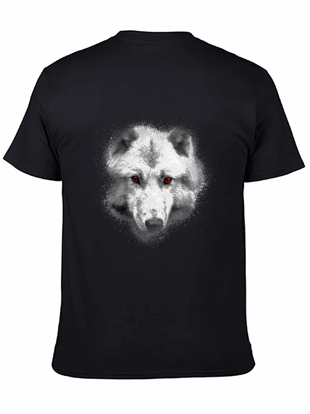 Wolf Head Graphic Black T-Shirt