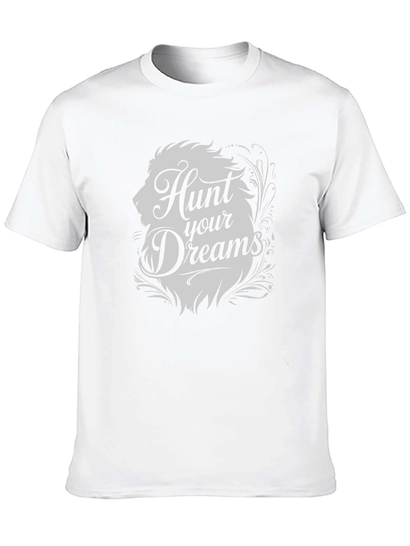 Hunt Your Dreams Lion Graphic T-Shirt