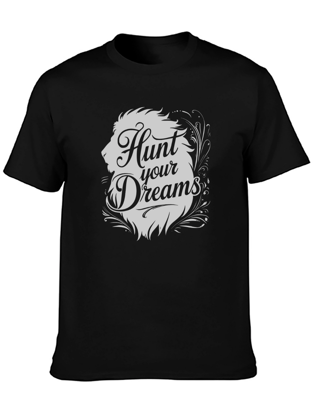 Hunt Your Dreams Lion Graphic T-Shirt