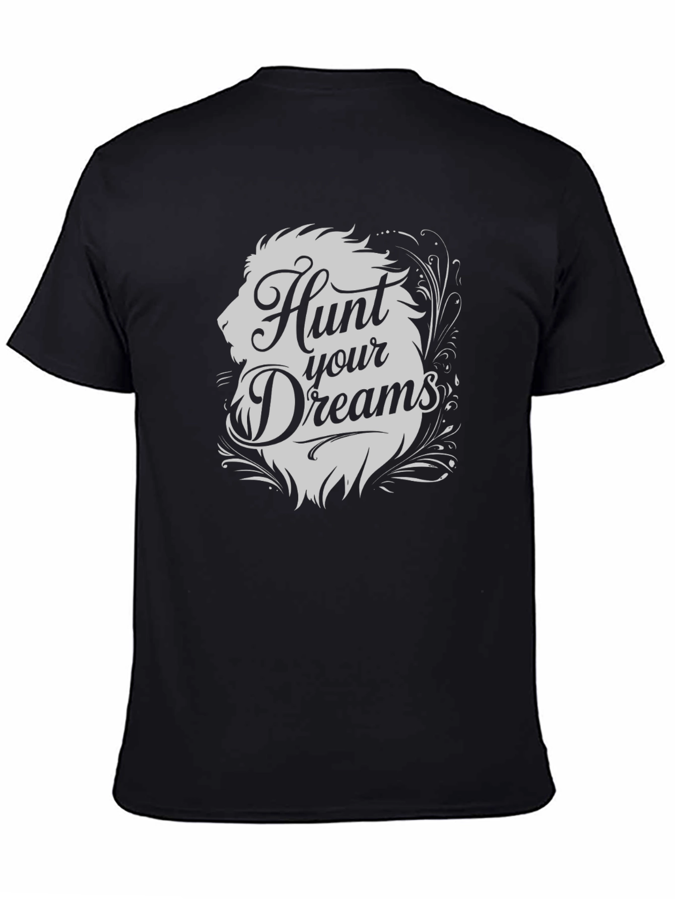 Hunt Your Dreams Lion Graphic T-Shirt