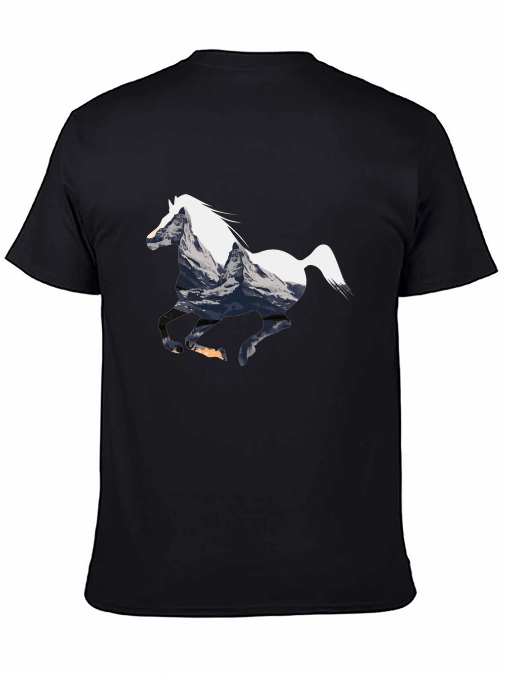 Mountain Horse Graphic Tee - Black
