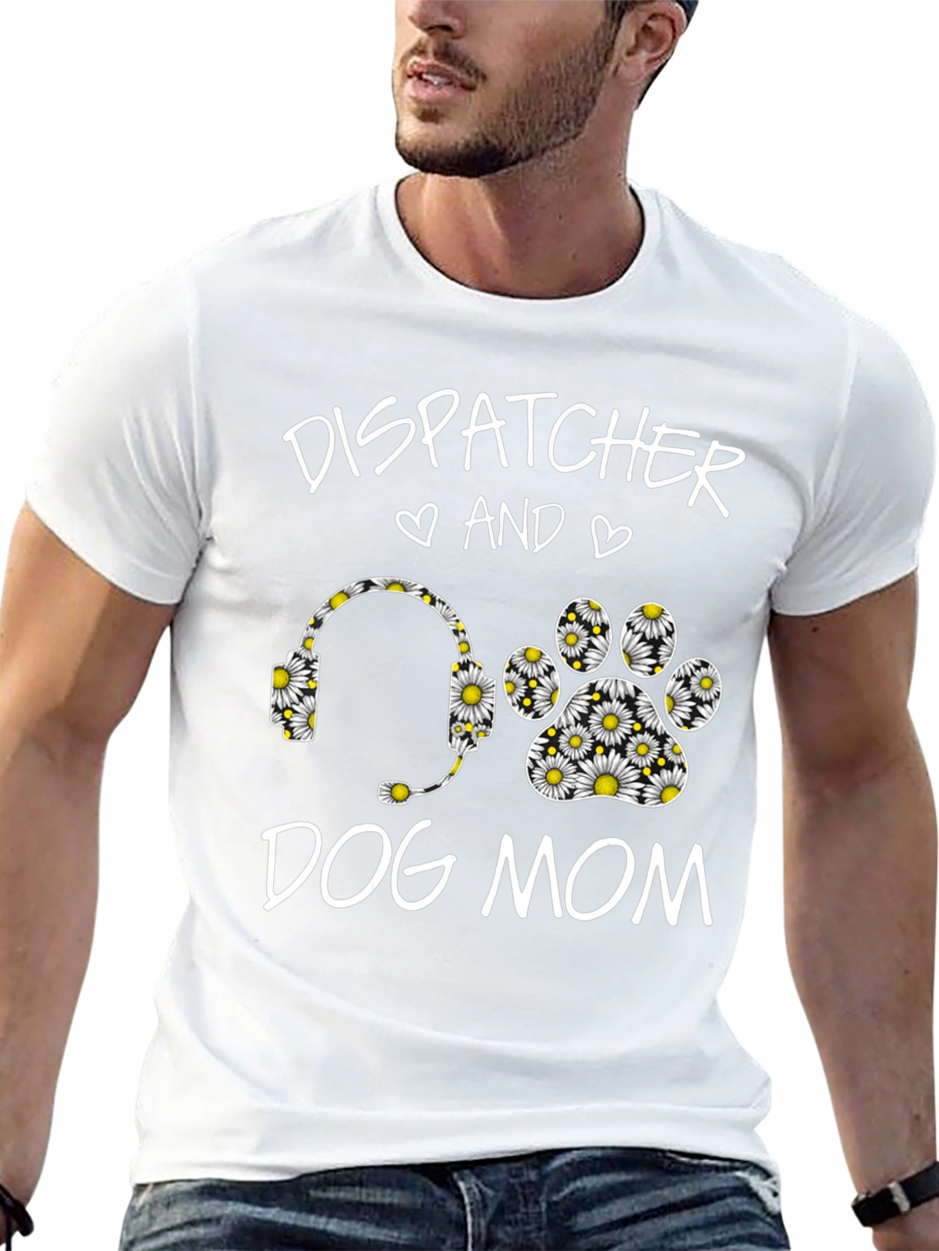 Dispatcher Dog Mom Daisy Graphic Tee