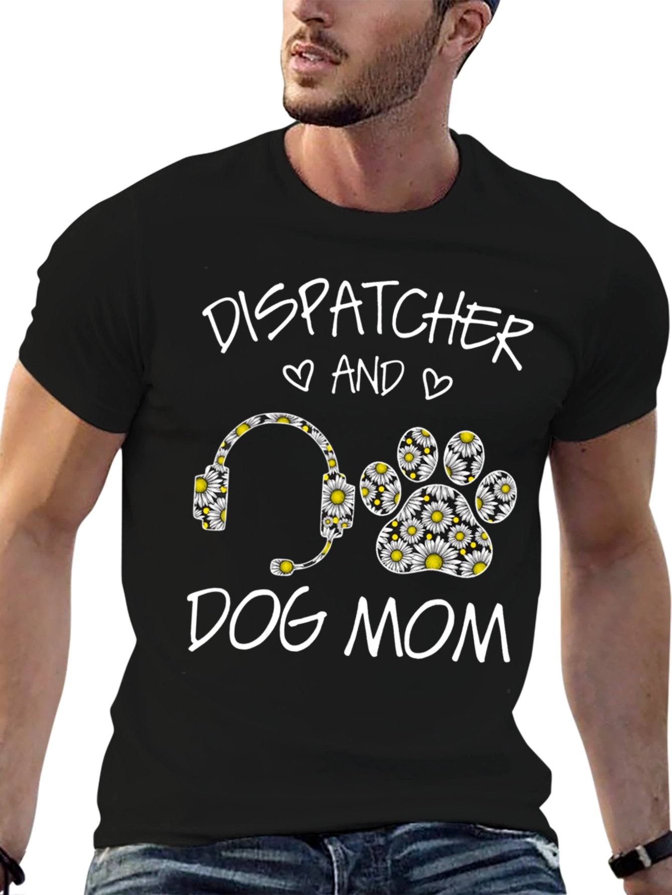 Dispatcher Dog Mom Daisy Graphic Tee