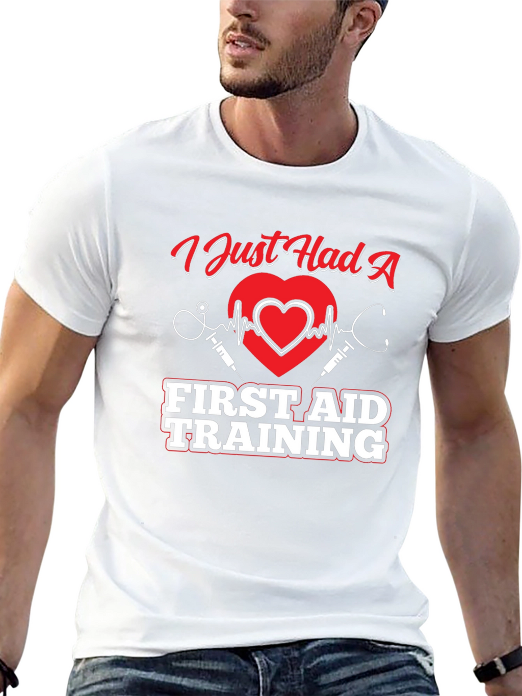 First Aid Training Graphic T-Shirt