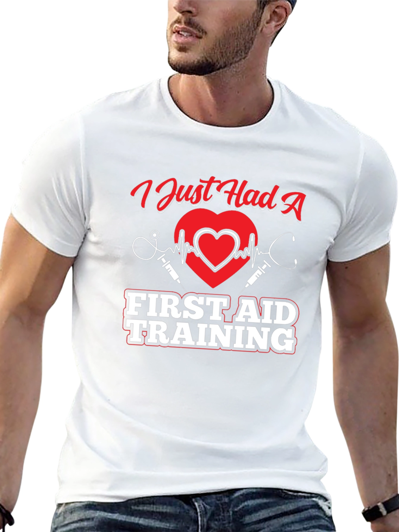 First Aid Training Graphic T-Shirt