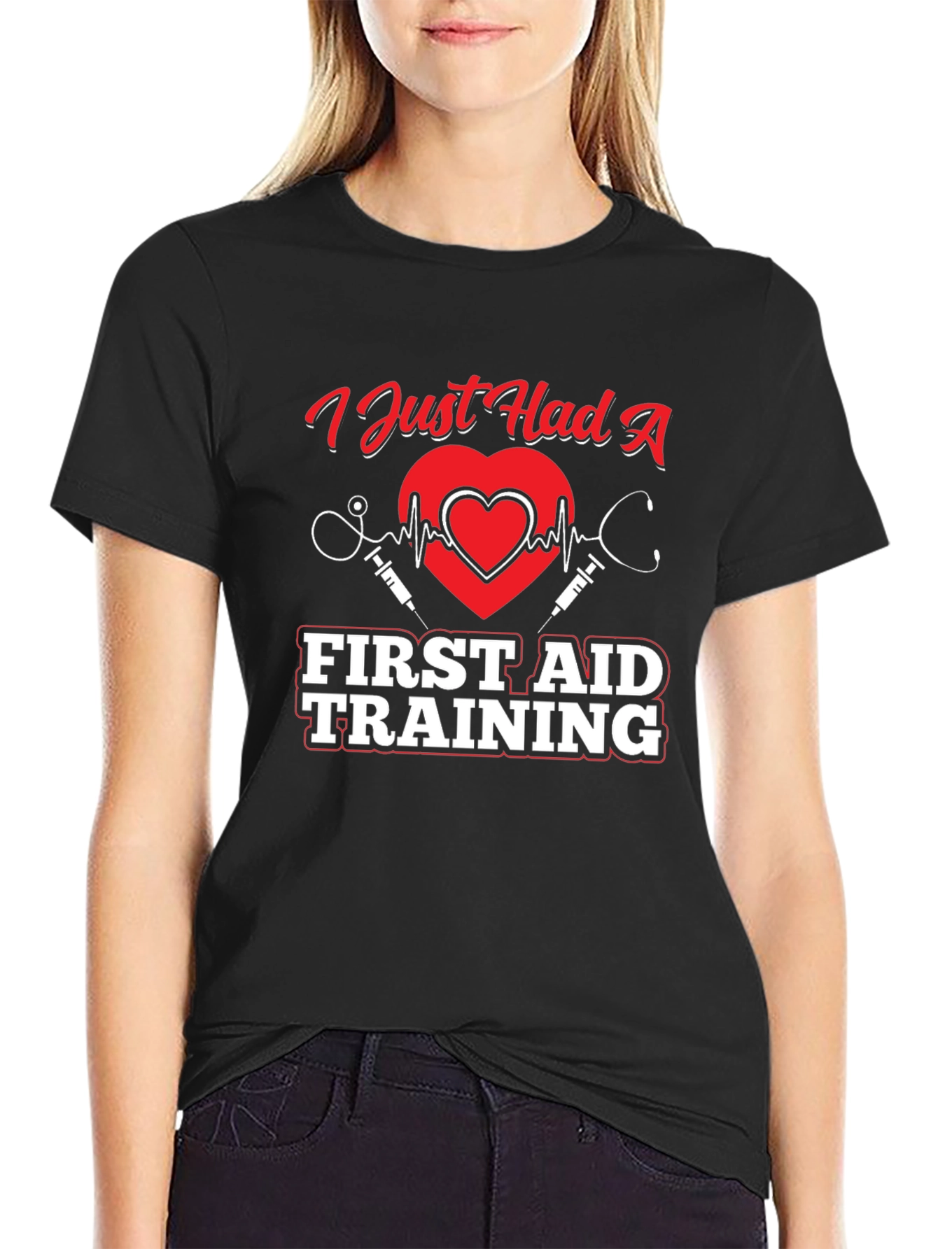 First Aid Training Graphic T-Shirt