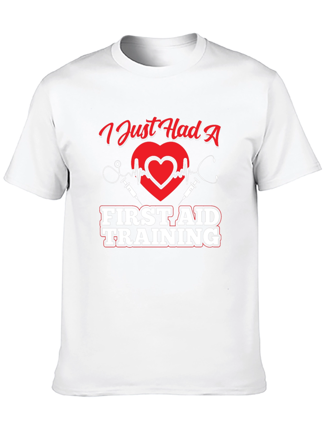 First Aid Training Graphic T-Shirt