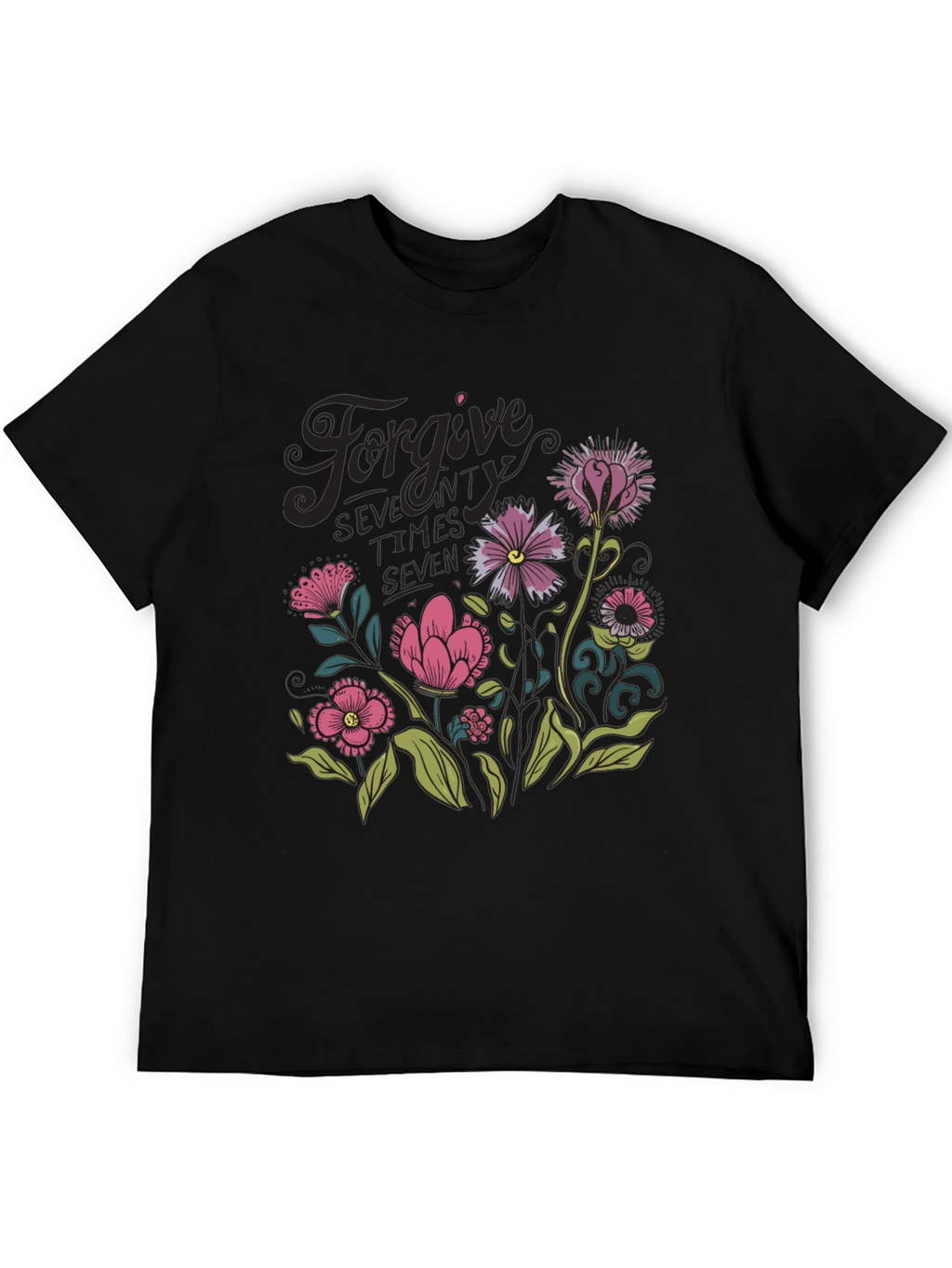 Forgive Floral Graphic T-Shirt