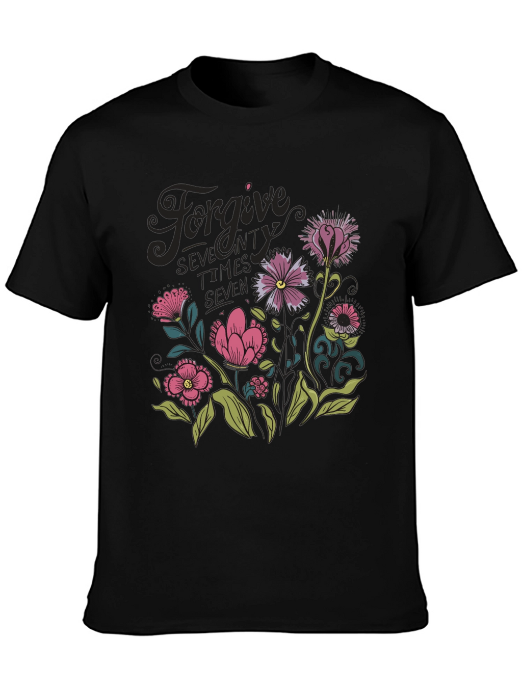 Forgive Floral Graphic T-Shirt