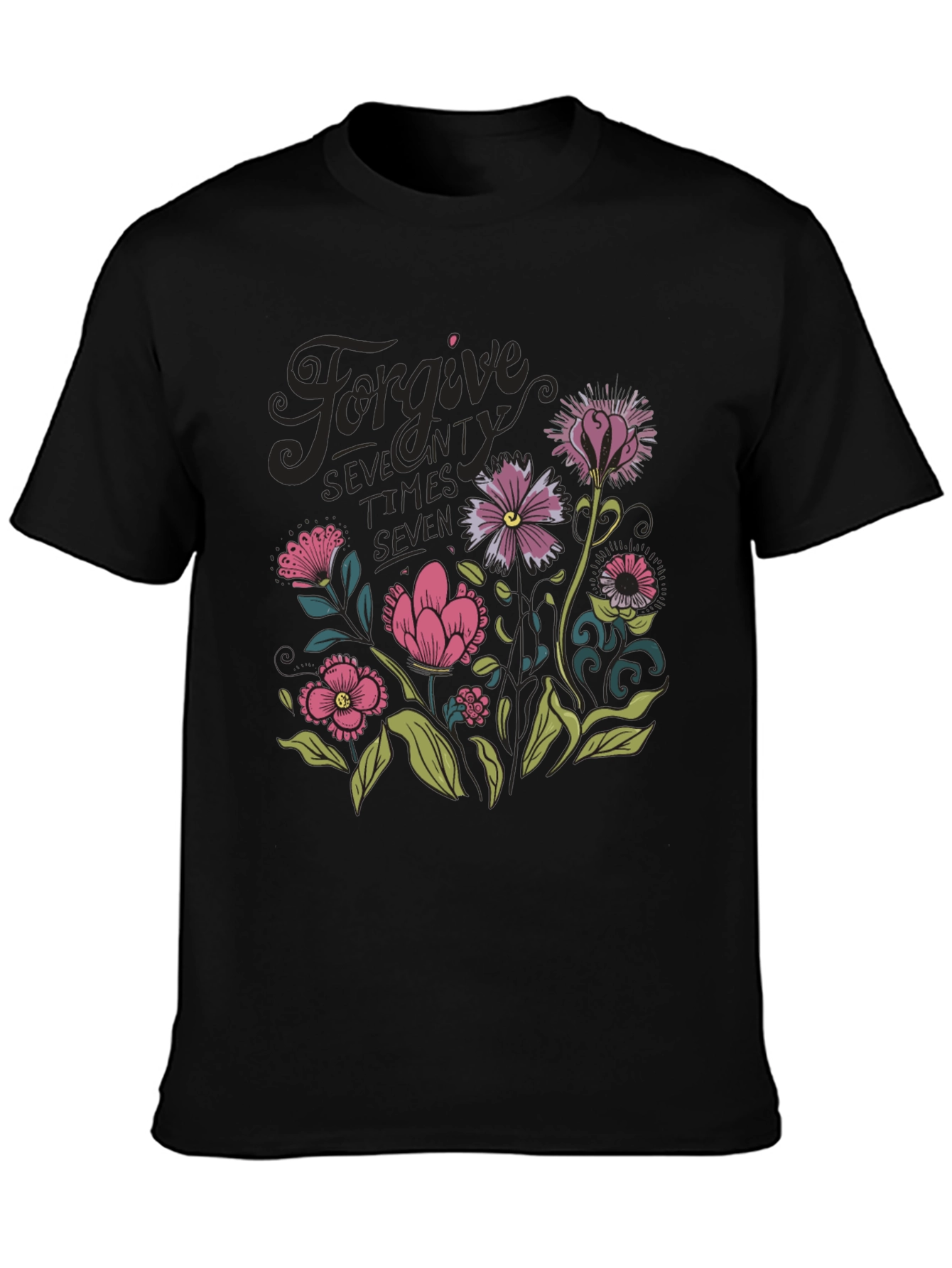 Forgive Floral Graphic T-Shirt