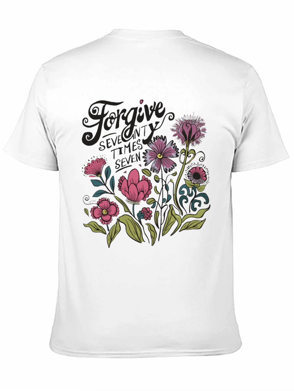Forgive Floral Graphic T-Shirt