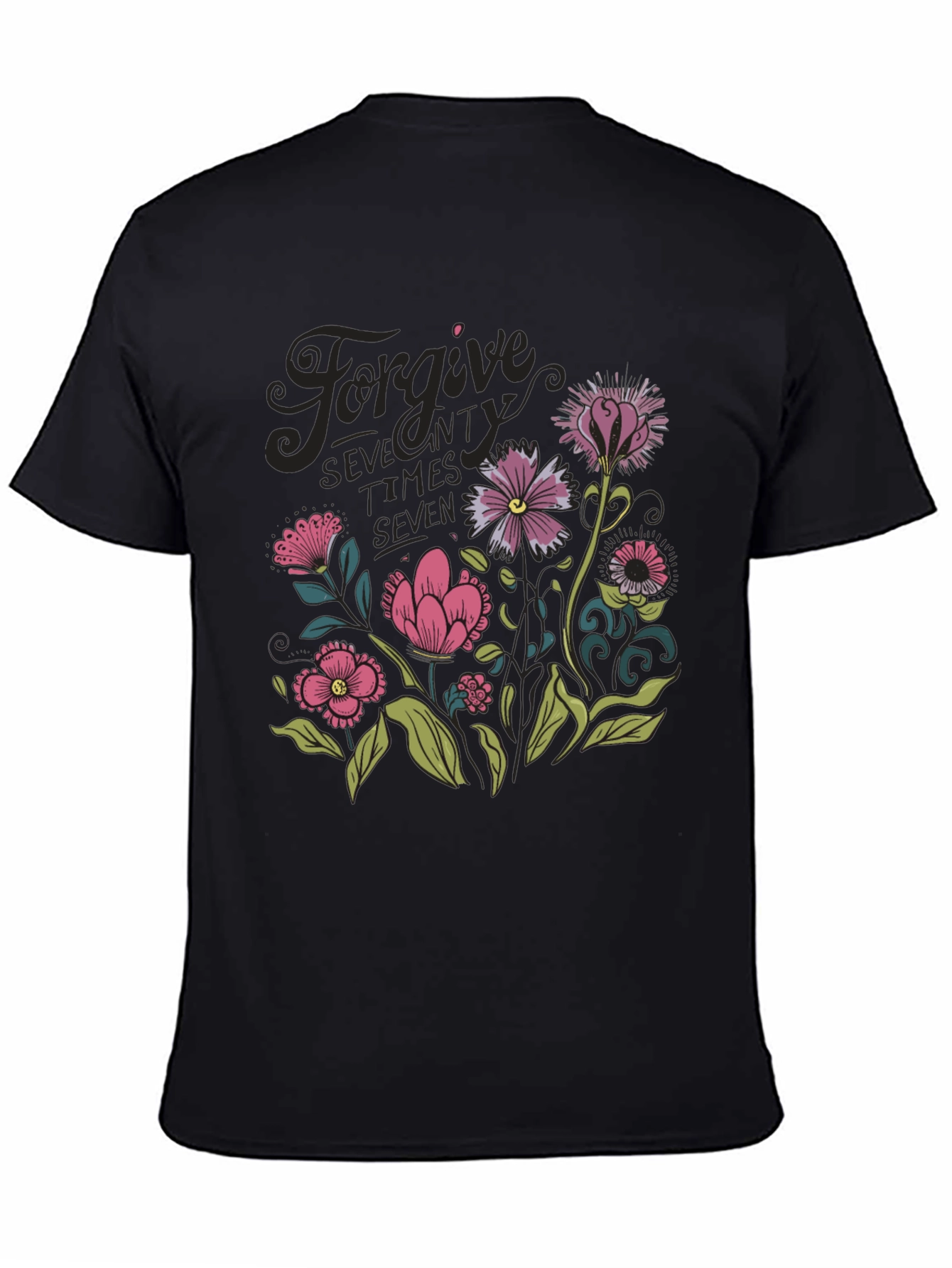 Forgive Floral Graphic T-Shirt
