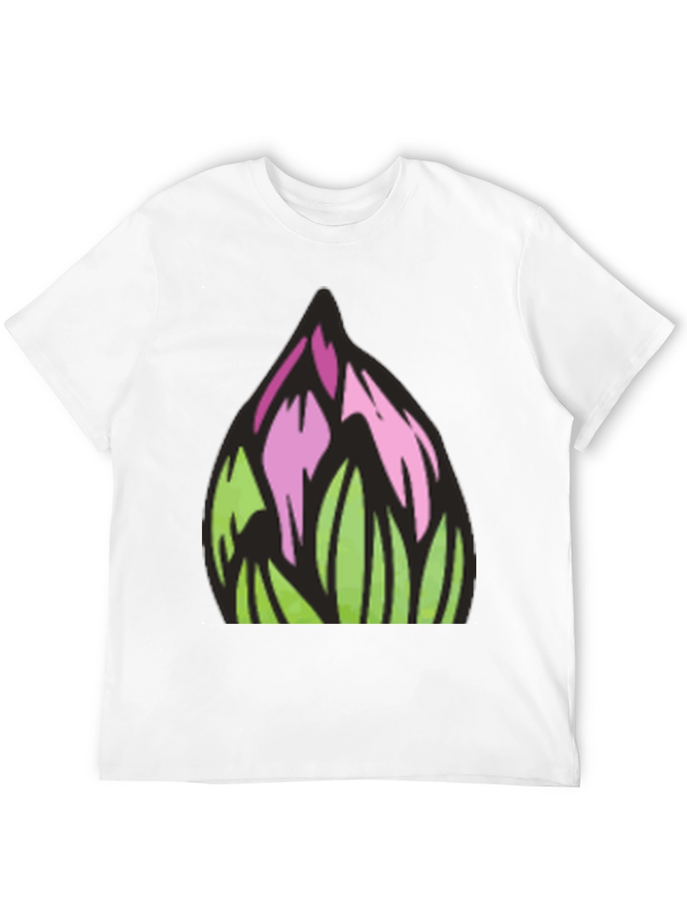 Floral Art Graphic Tee - Modern Streetwear