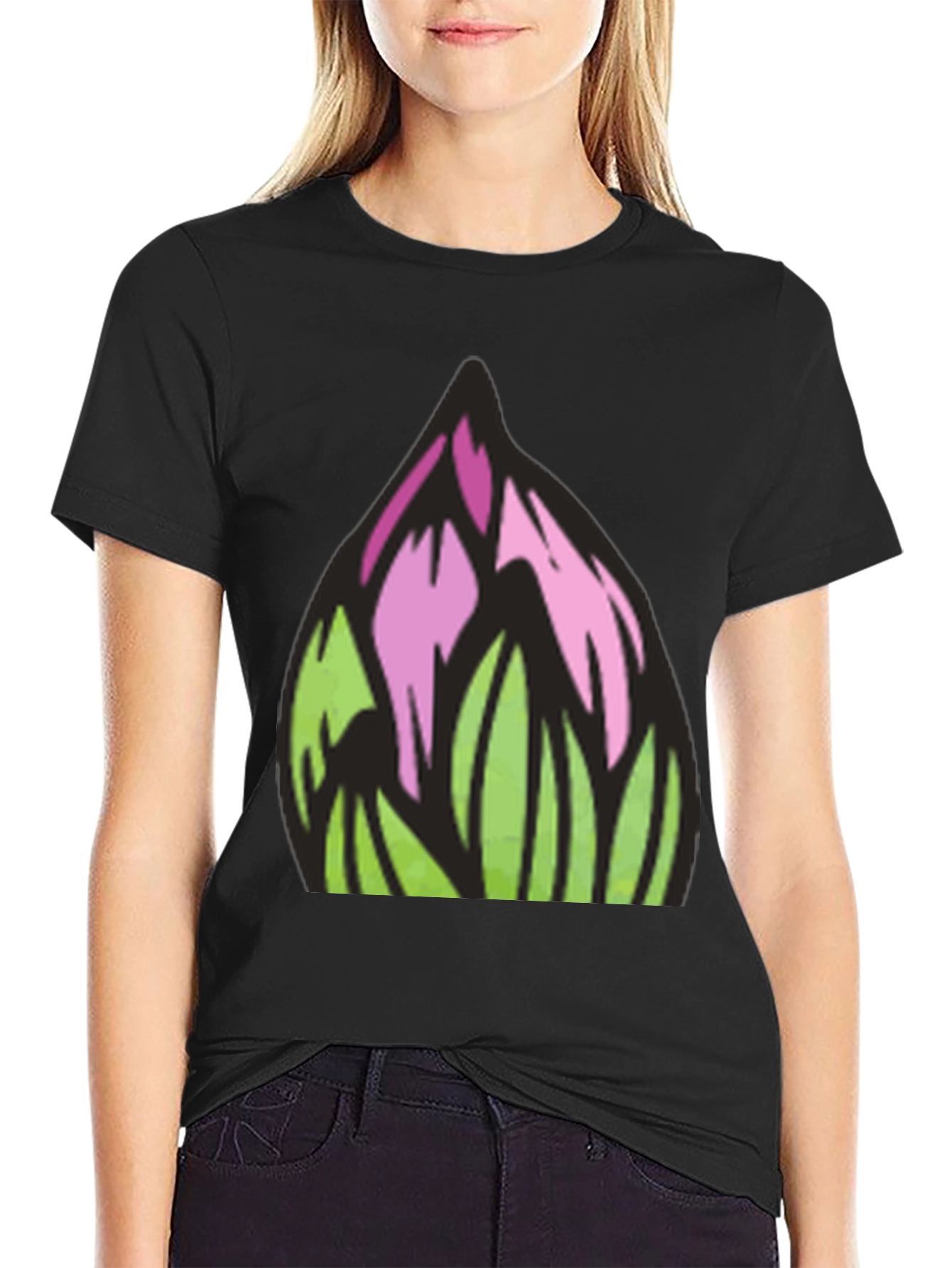 Floral Art Graphic Tee - Modern Streetwear