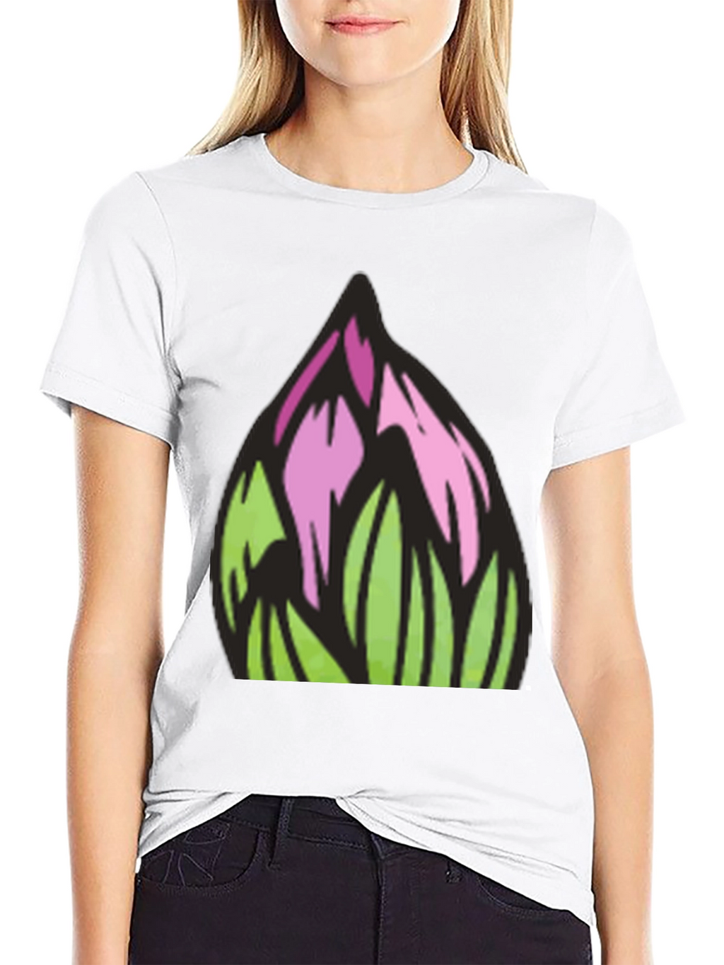 Floral Art Graphic Tee - Modern Streetwear
