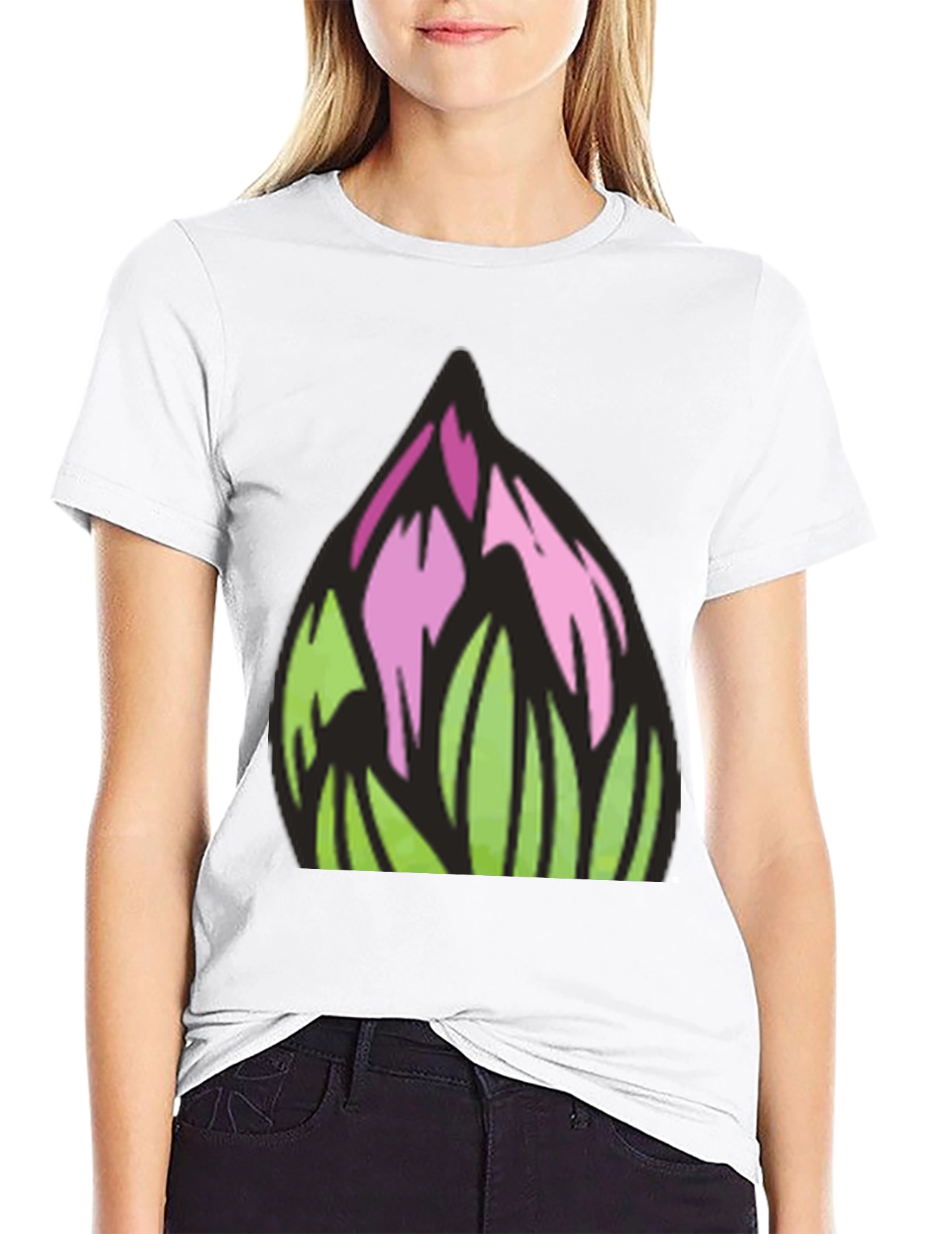 Floral Art Graphic Tee - Modern Streetwear