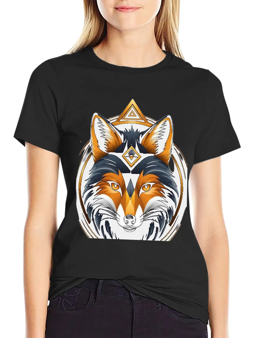 Hacker Fox Unisex Casual T-Shirt – Clean Design For Daily Comfort