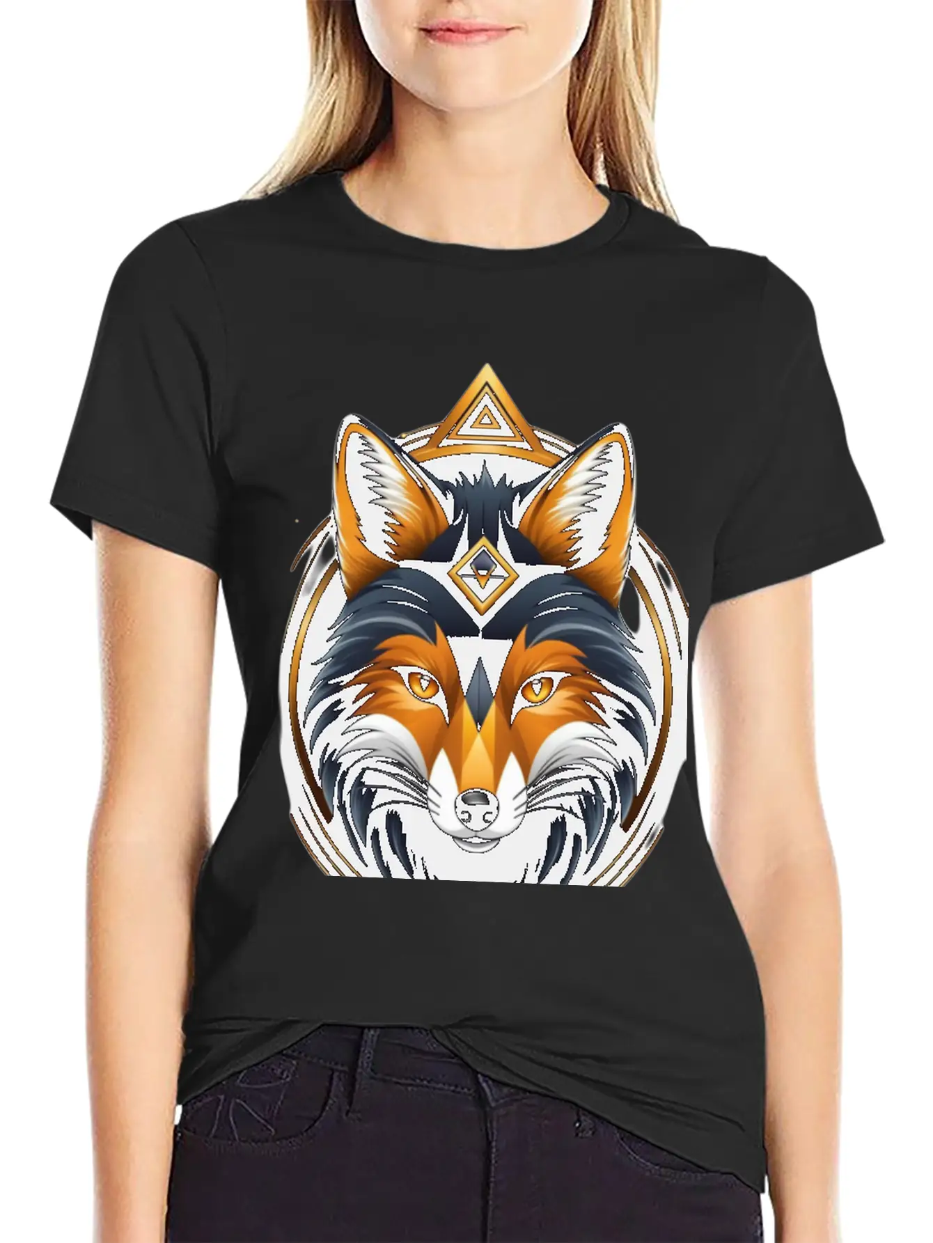 Hacker Fox Unisex Casual T-Shirt – Clean Design For Daily Comfort