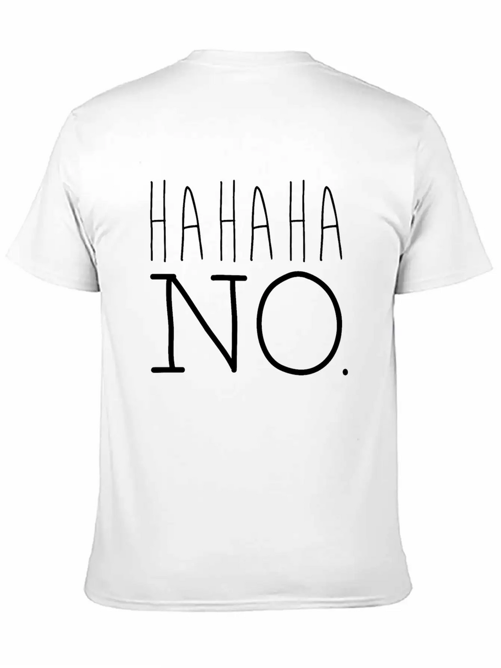 Hahaha Essential Cotton Tee For Daily Outfits – Unisex Style