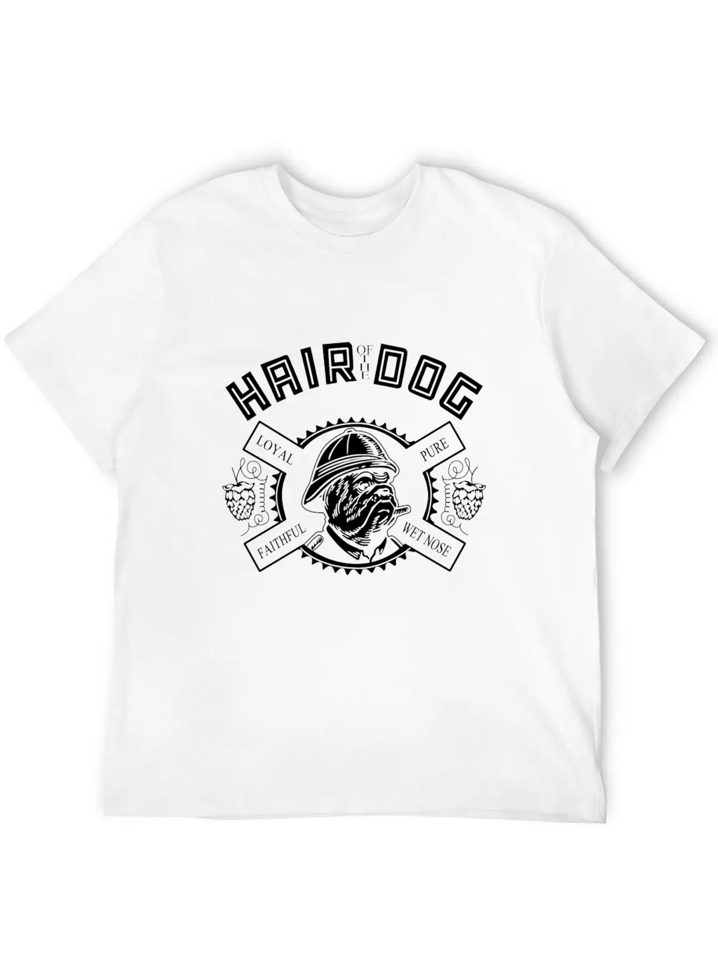 Hair Of The Dog Unisex Casual T-Shirt – Clean Design For Daily Comfort