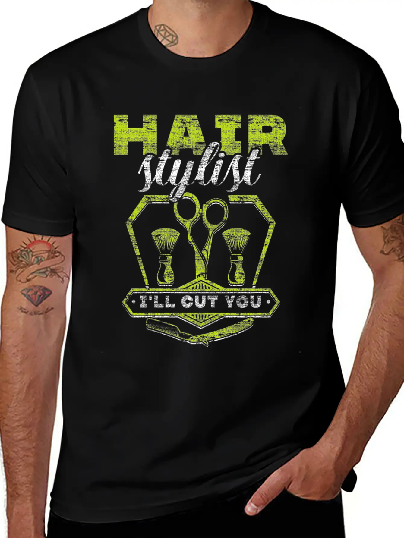 Hair Stylist Unisex Short Sleeve Soft Cotton T-Shirt – Casual Everyday Wear