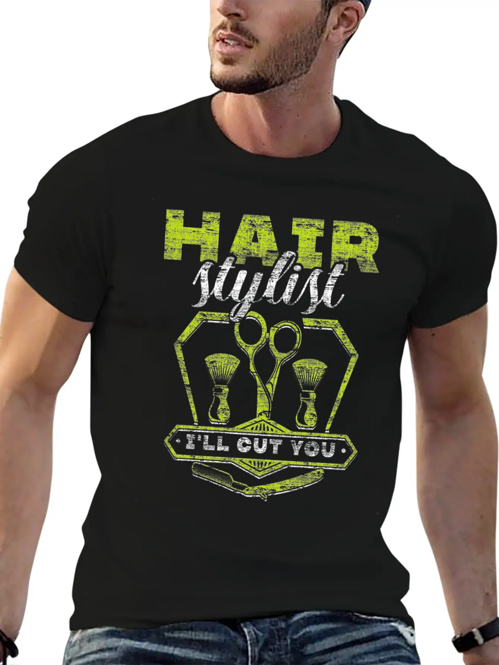 Hair Stylist Unisex Short Sleeve Soft Cotton T-Shirt – Casual Everyday Wear