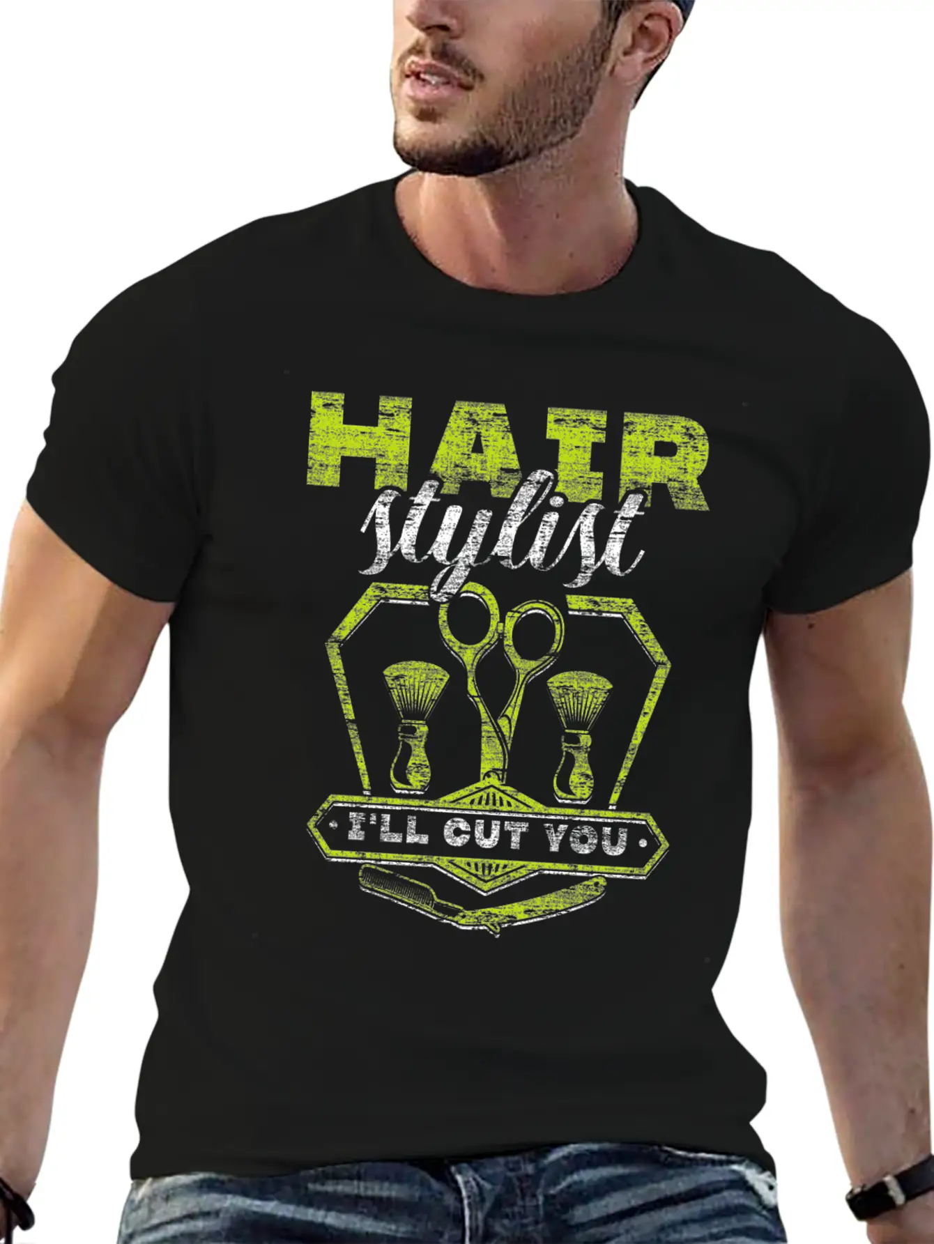 Hair Stylist Unisex Short Sleeve Soft Cotton T-Shirt – Casual Everyday Wear