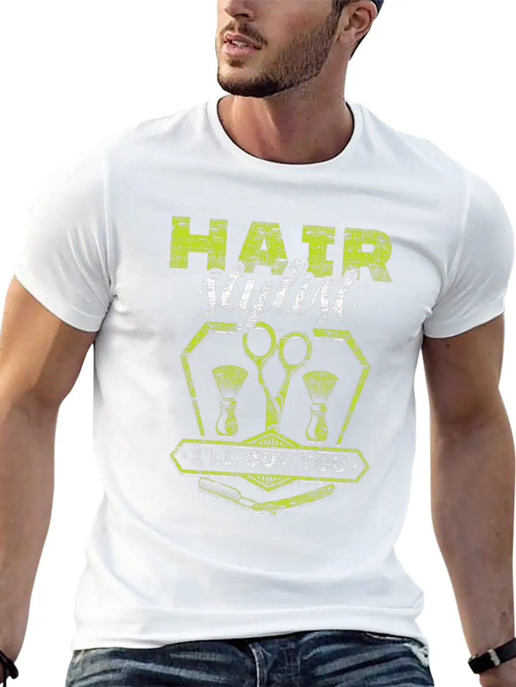 Hair Stylist Unisex Short Sleeve Soft Cotton T-Shirt – Casual Everyday Wear