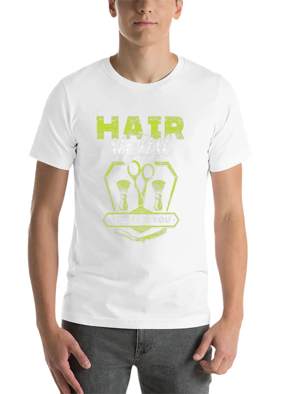 Hair Stylist Unisex Short Sleeve Soft Cotton T-Shirt – Casual Everyday Wear