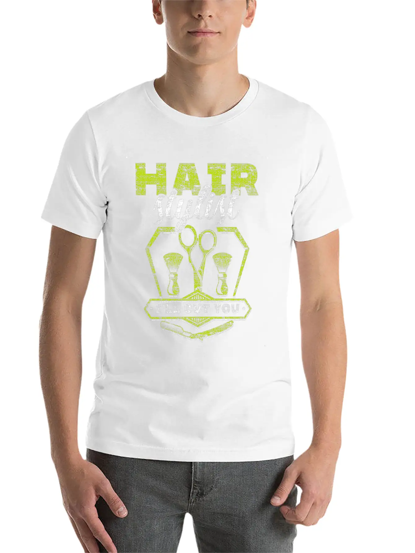 Hair Stylist Unisex Short Sleeve Soft Cotton T-Shirt – Casual Everyday Wear