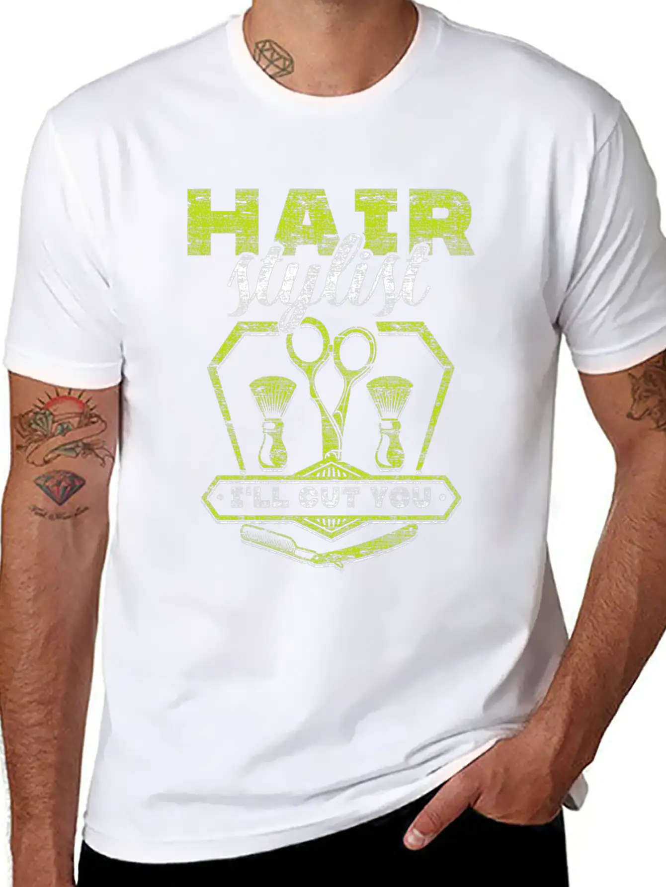 Hair Stylist Unisex Short Sleeve Soft Cotton T-Shirt – Casual Everyday Wear