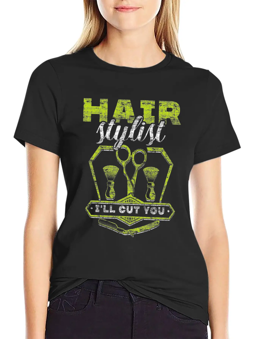 Hair Stylist Unisex Short Sleeve Soft Cotton T-Shirt – Casual Everyday Wear