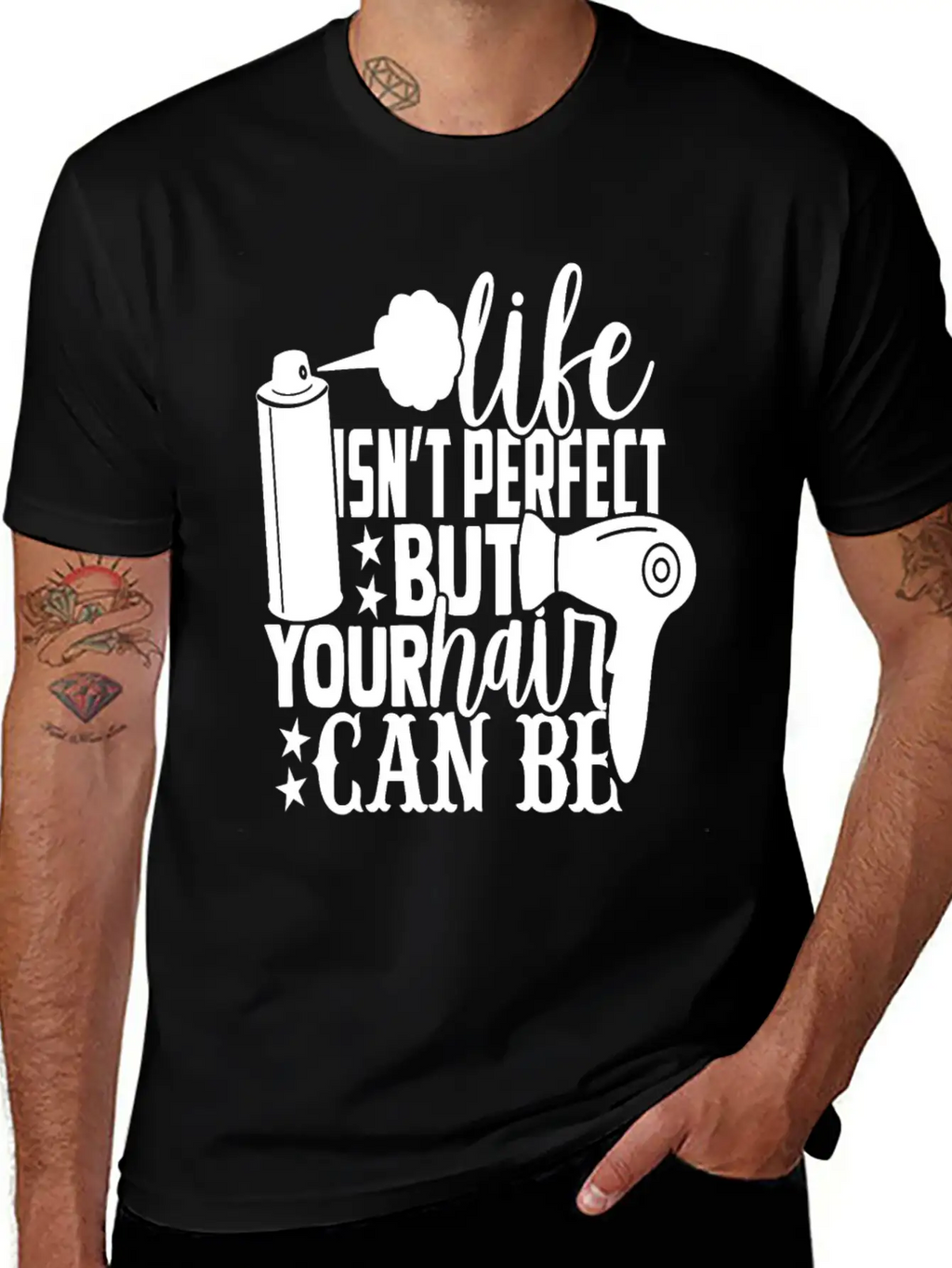 Hairdresser Accessories Unisex Casual T-Shirt – Clean Design For Daily Comfort