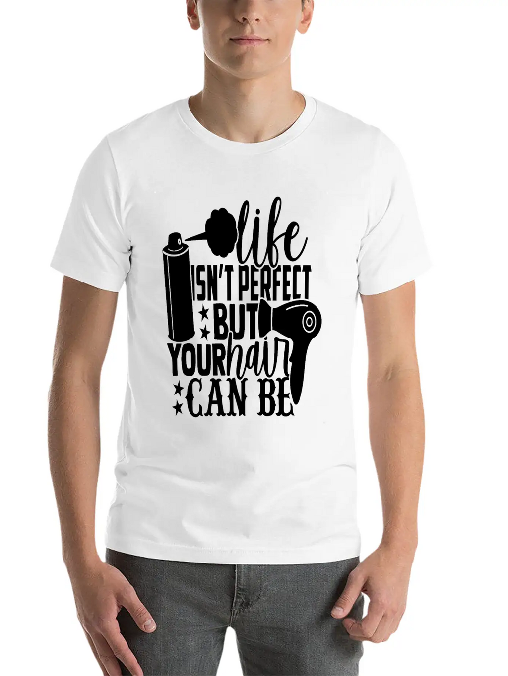 Hairdresser Accessories Unisex Casual T-Shirt – Clean Design For Daily Comfort