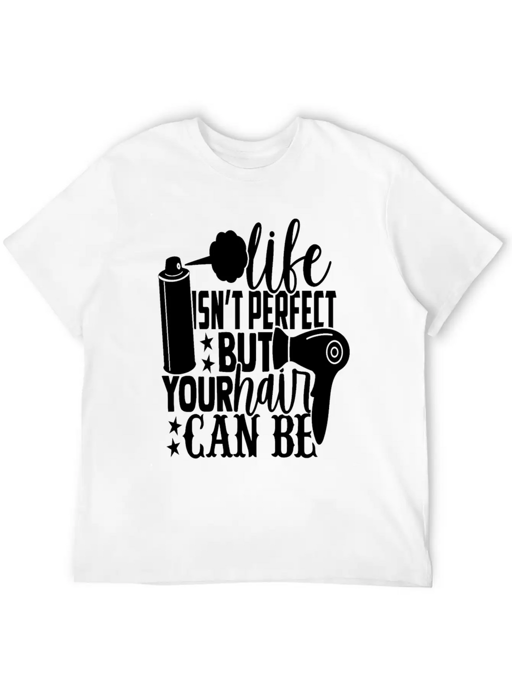 Hairdresser Accessories Unisex Casual T-Shirt – Clean Design For Daily Comfort