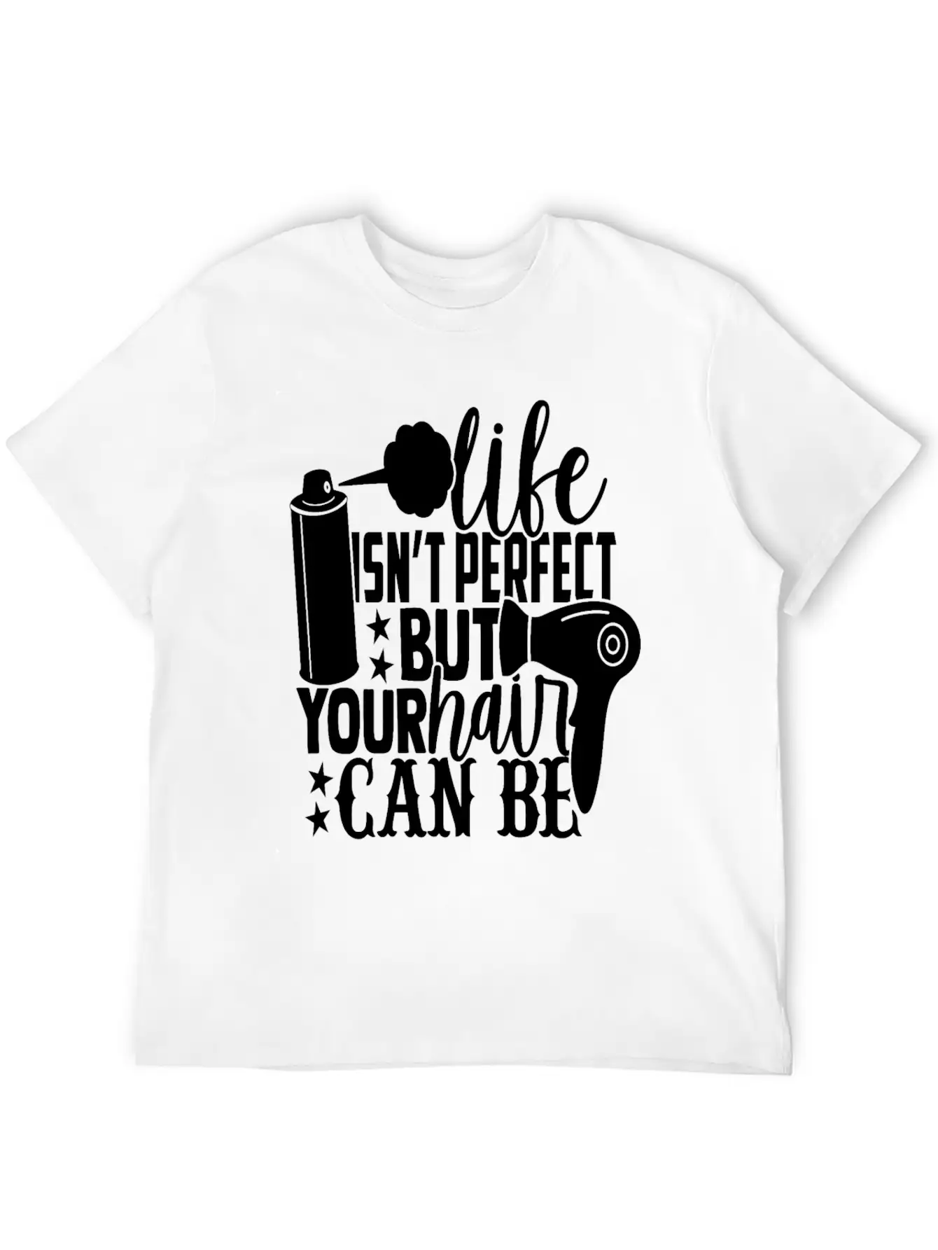 Hairdresser Accessories Unisex Casual T-Shirt – Clean Design For Daily Comfort