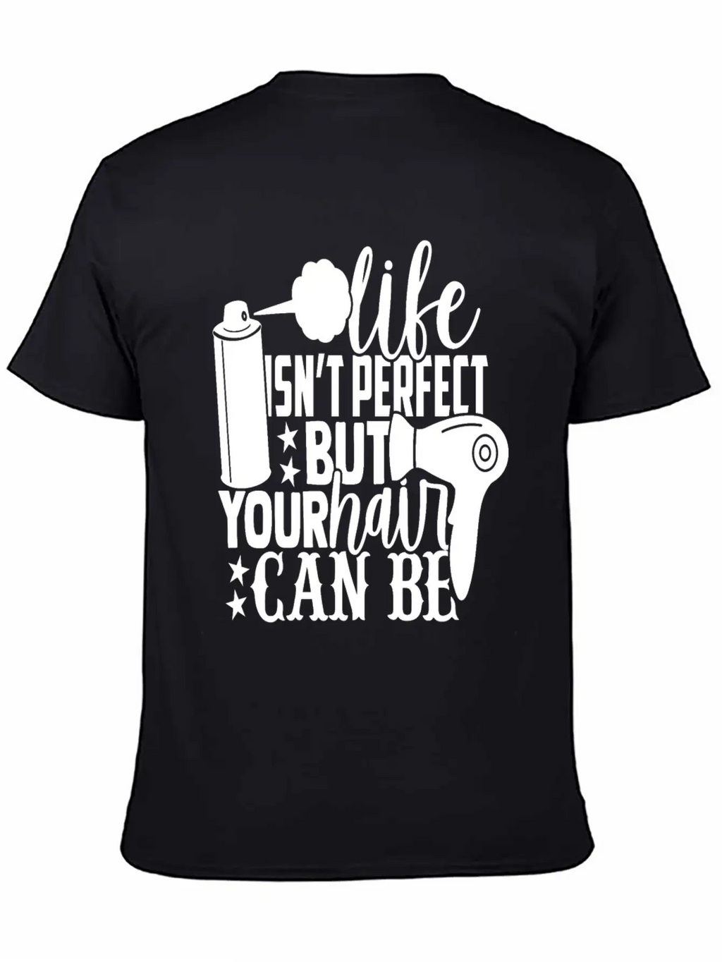 Hairdresser Accessories Unisex Casual T-Shirt – Clean Design For Daily Comfort