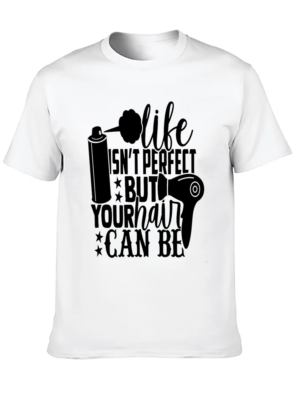 Hairdresser Accessories Unisex Casual T-Shirt – Clean Design For Daily Comfort