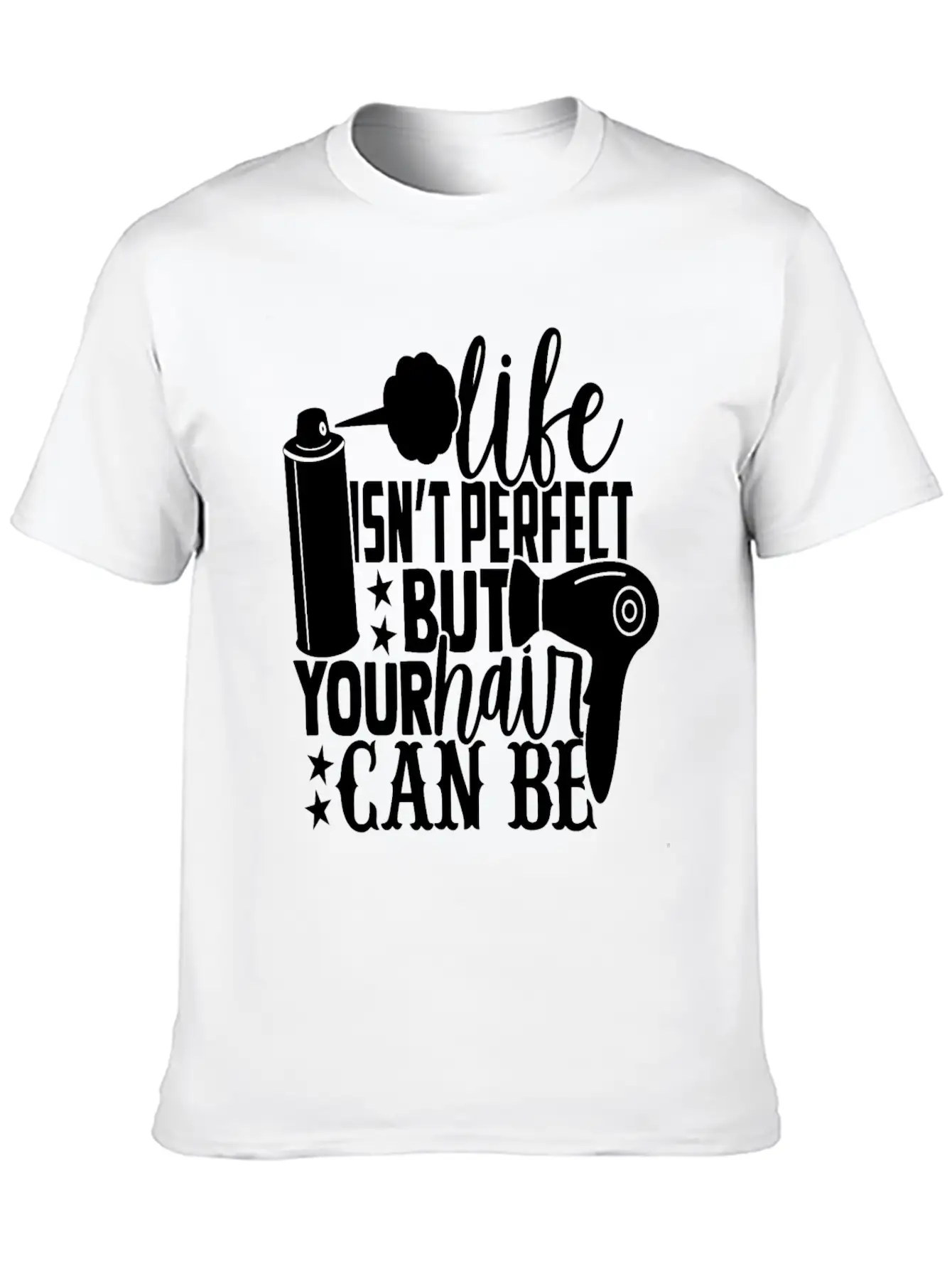 Hairdresser Accessories Unisex Casual T-Shirt – Clean Design For Daily Comfort