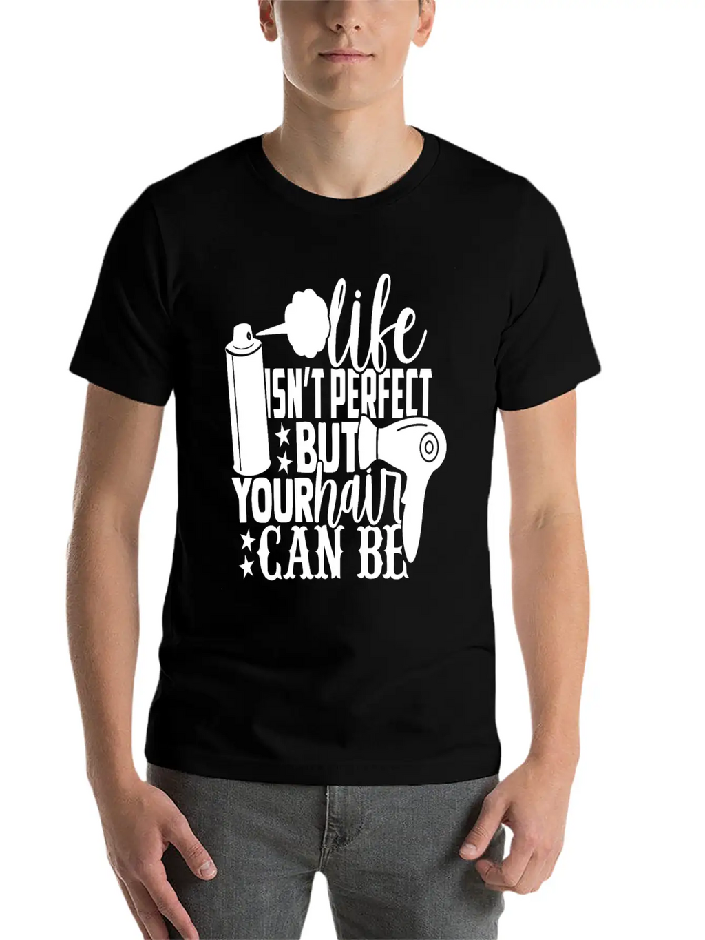 Hairdresser Accessories Unisex Casual T-Shirt – Clean Design For Daily Comfort