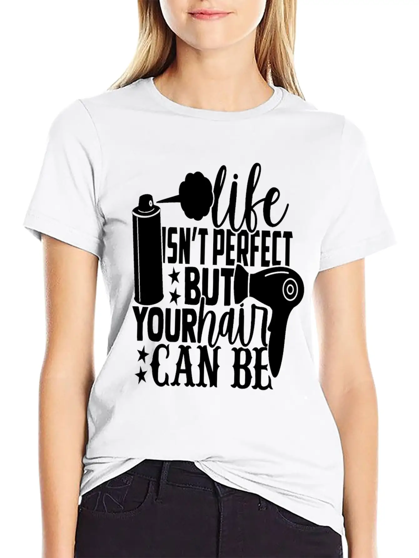 Hairdresser Accessories Unisex Casual T-Shirt – Clean Design For Daily Comfort