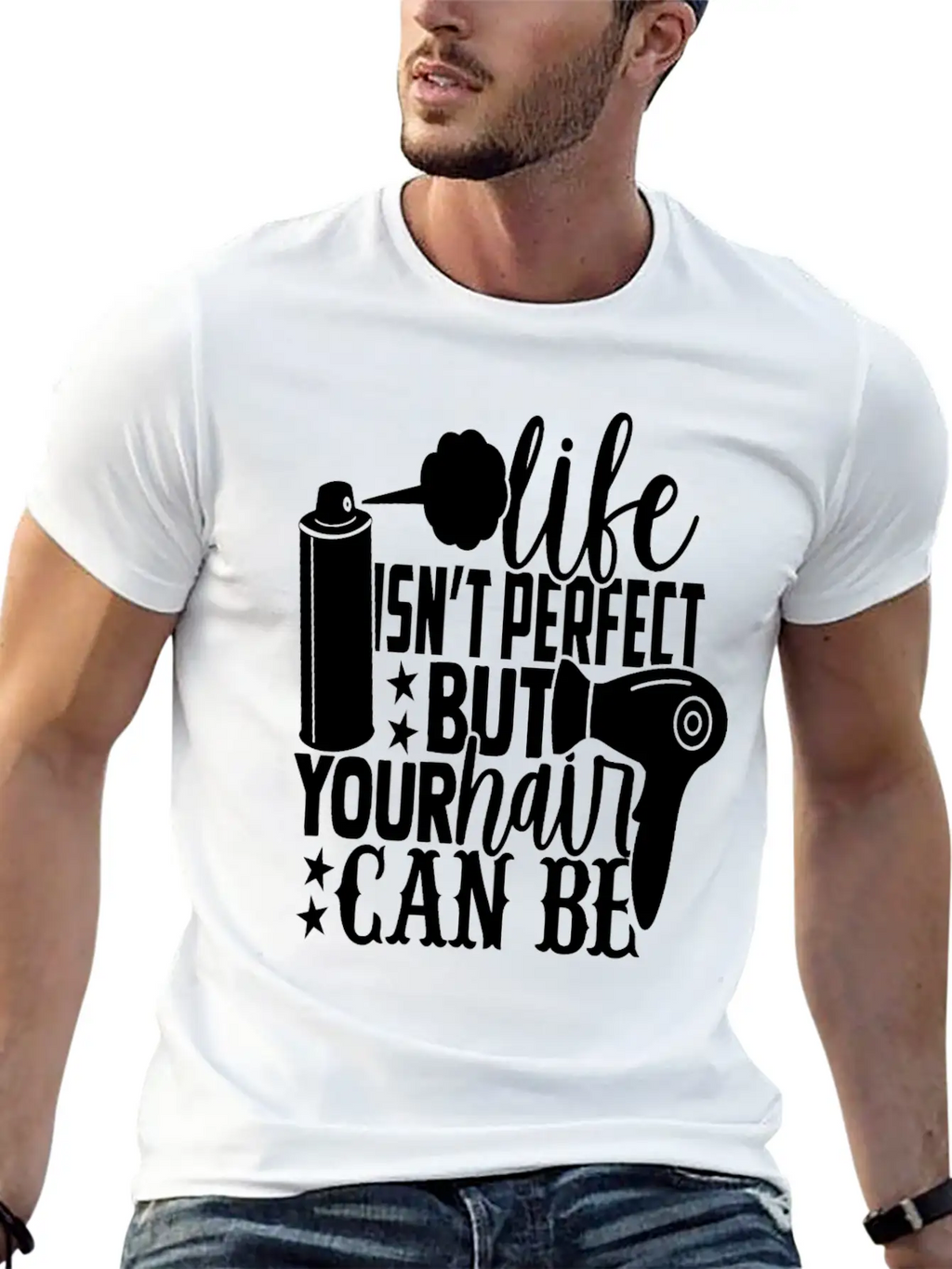 Hairdresser Accessories Unisex Casual T-Shirt – Clean Design For Daily Comfort